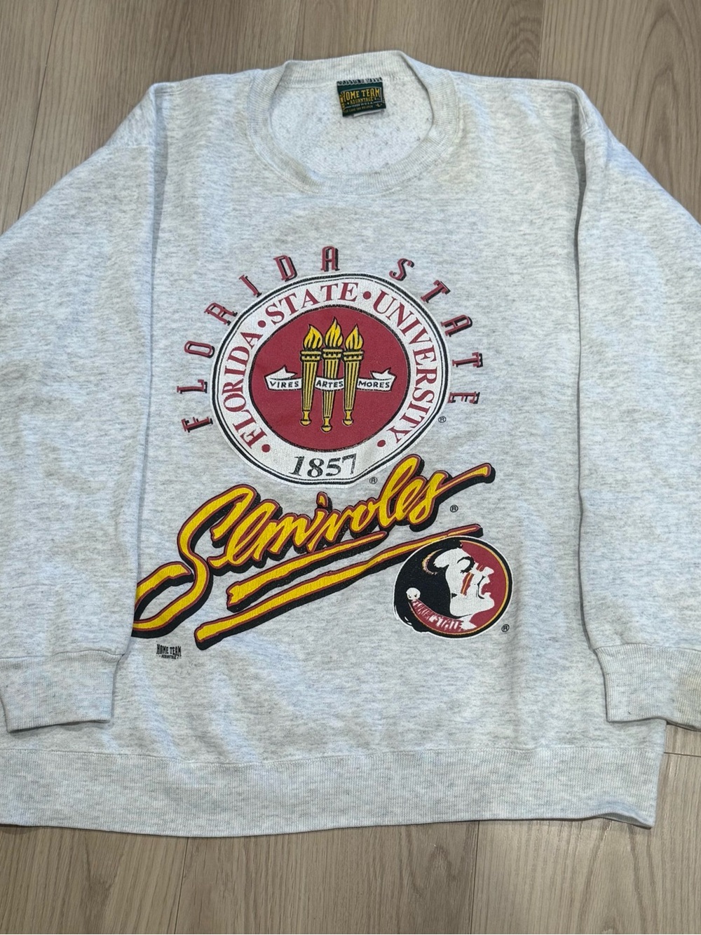 Vintage Florida State Seminoles Gray Crewneck Sweatshirt